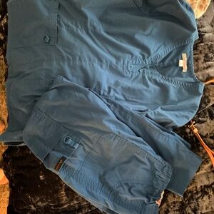Koi Royal Blue Scrub Set Medium Regular M
